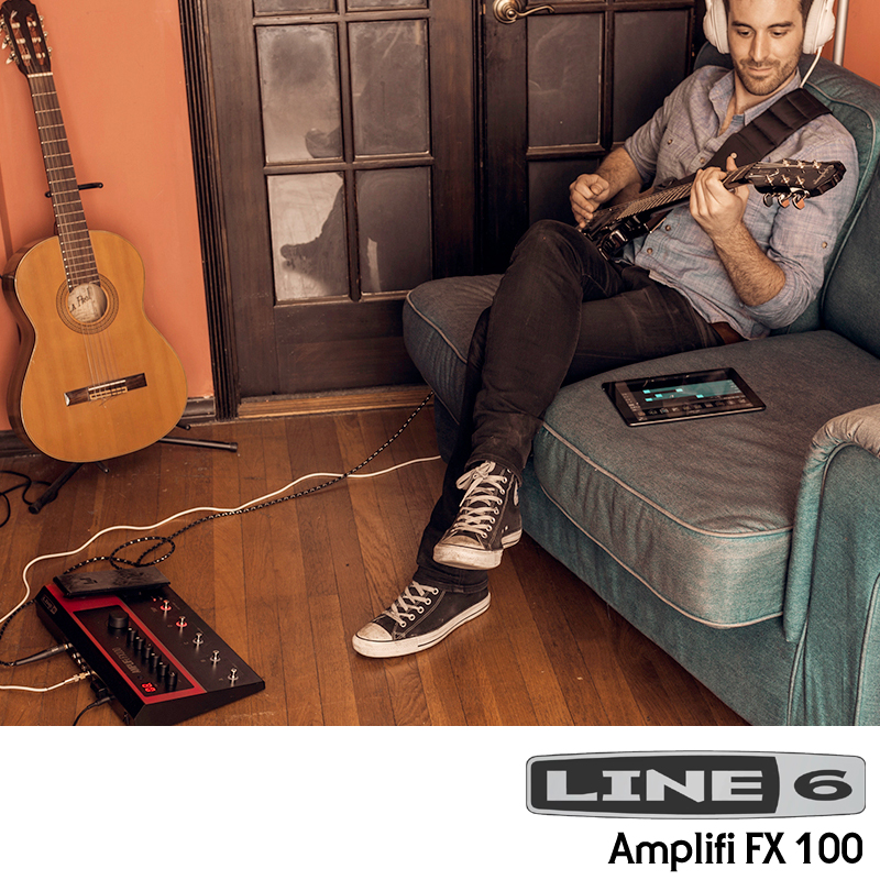 [★드럼채널★] Line6 Amplifi FX100 -진화한 플로어 멀티 이펙터, 블루투스 지원, iOS,Android 연동 & 컨트롤!!-