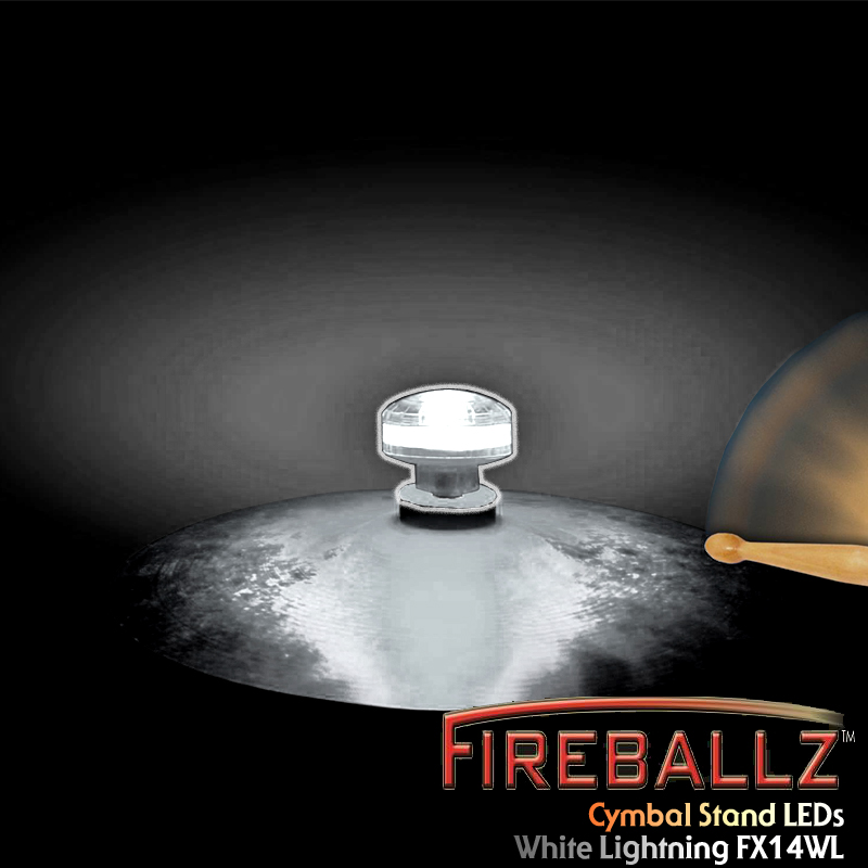 Fireballz Cymbal LEDs (LED 윙넛) -White Lightning- FX14WL-