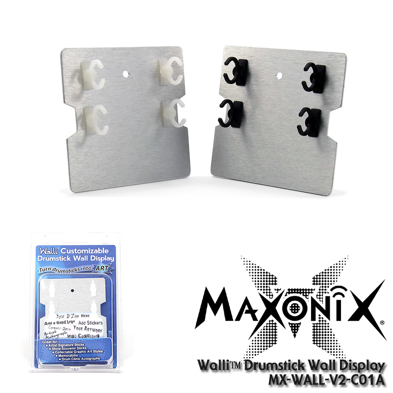 [★드럼채널★] MaxOnix Walli™ Drumstick Wall Display /벽걸이용 스틱 디스플레이/MX-WALL-V2-C01A