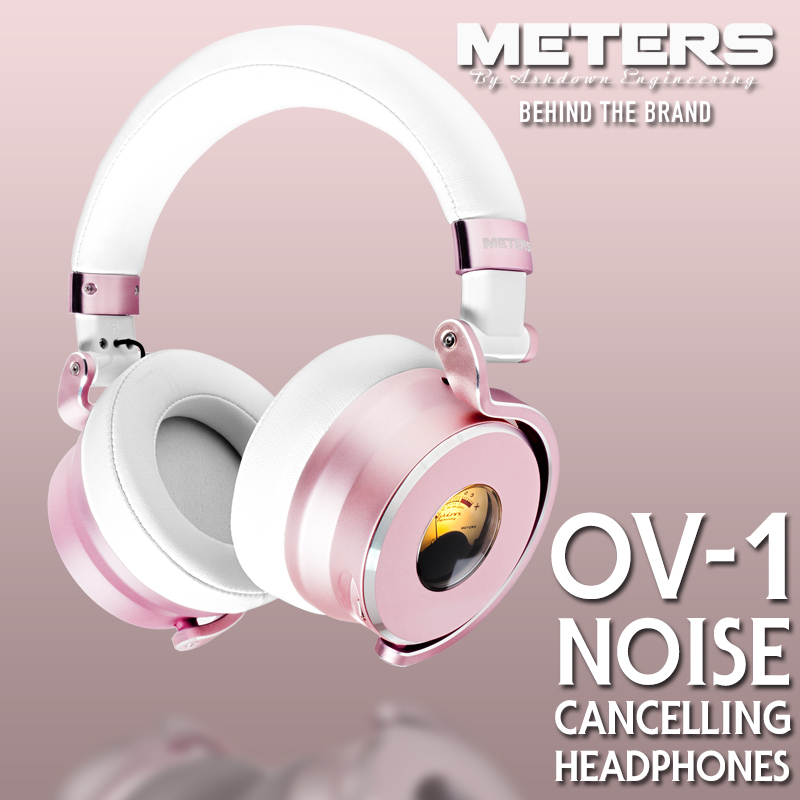 [★드럼채널★] Meters Noise Cancelling Headphones OV-1 Rose Gold  /명품헤드폰 / 밀폐형헤드폰 /