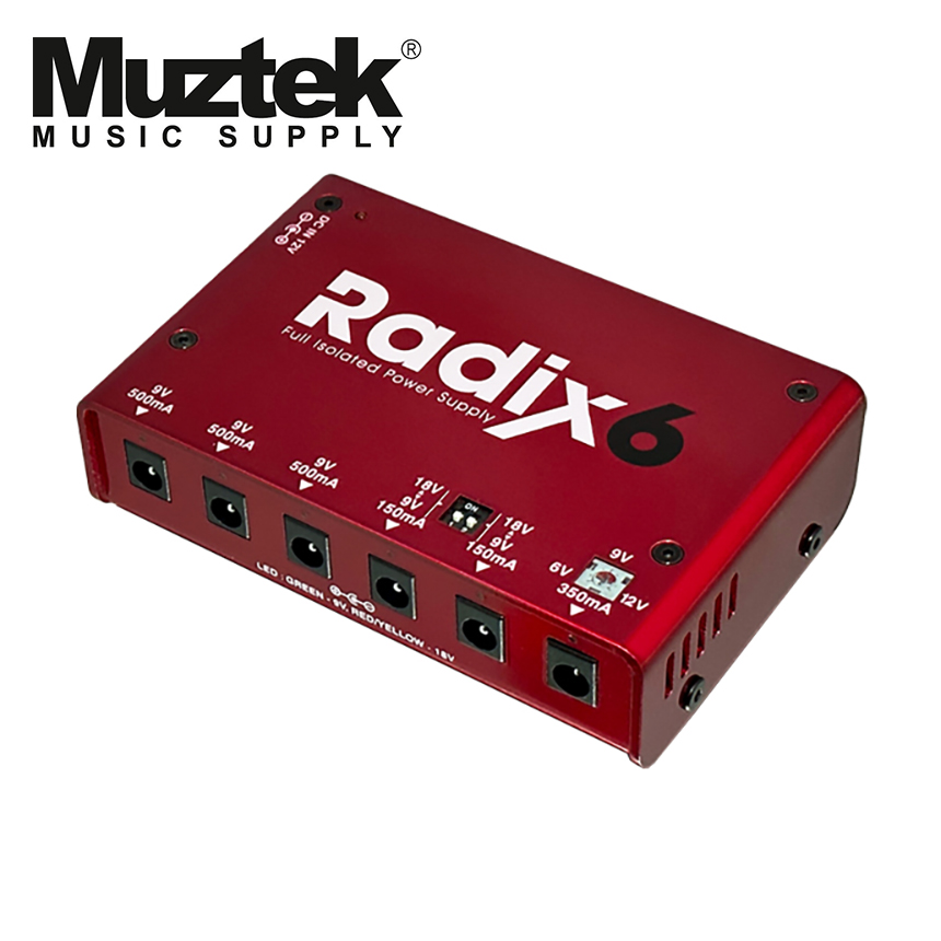MUZTEK 뮤즈텍 레딕스 6채널 파워 서플라이 (RADIX 6)