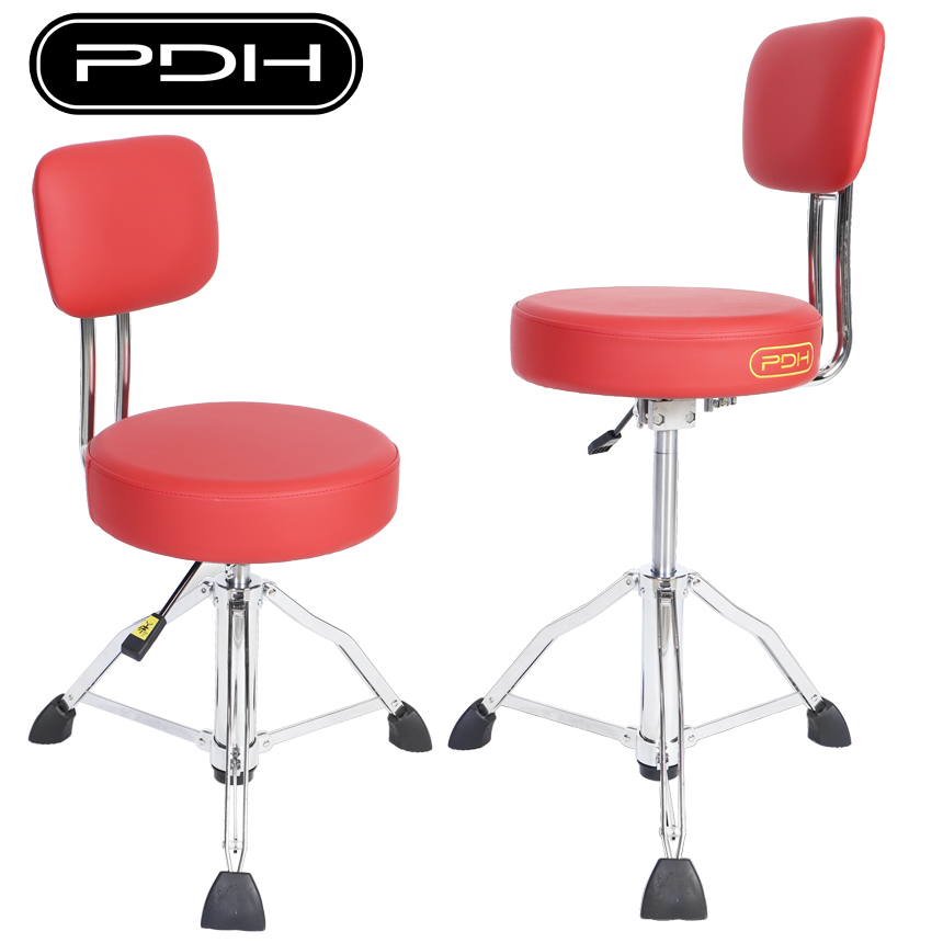 PDH 프로페셔널 드럼 의자 (등받이 의자, 에어 리프트 타입 높이 조절) SW-DT-44