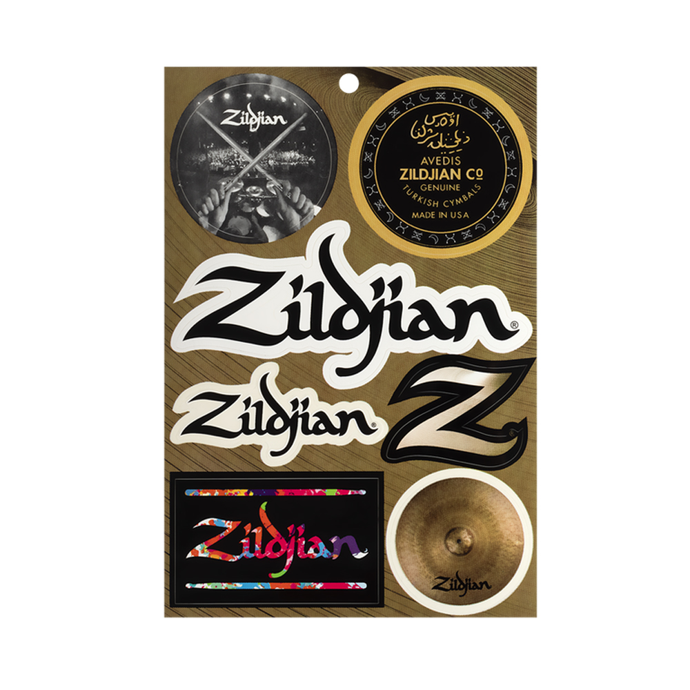 Zildjian 스티커 7종 세트 (VINYL STICKER SHEET,ZSTSHEET)