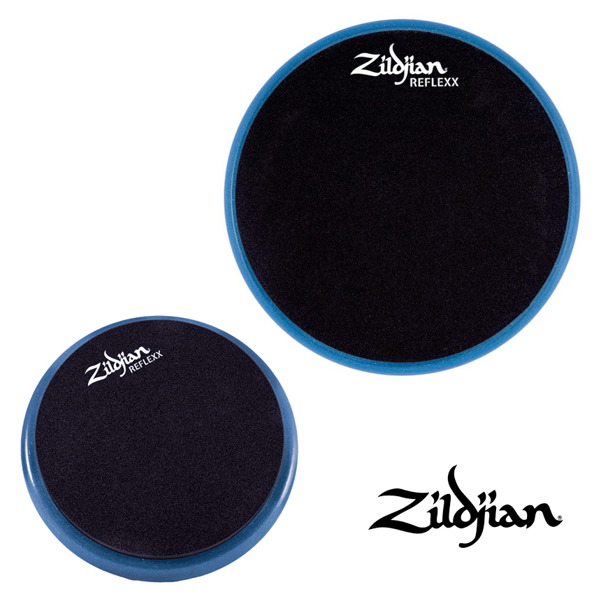 Zildjian 저소음 양면 연습 패드 6-10인치 (Reflexx Conditioning Pad Blue)