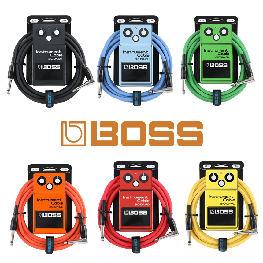 보스 BOSS BIC 고급 악기용 케이블 3M (색상 6종, BIC10A)