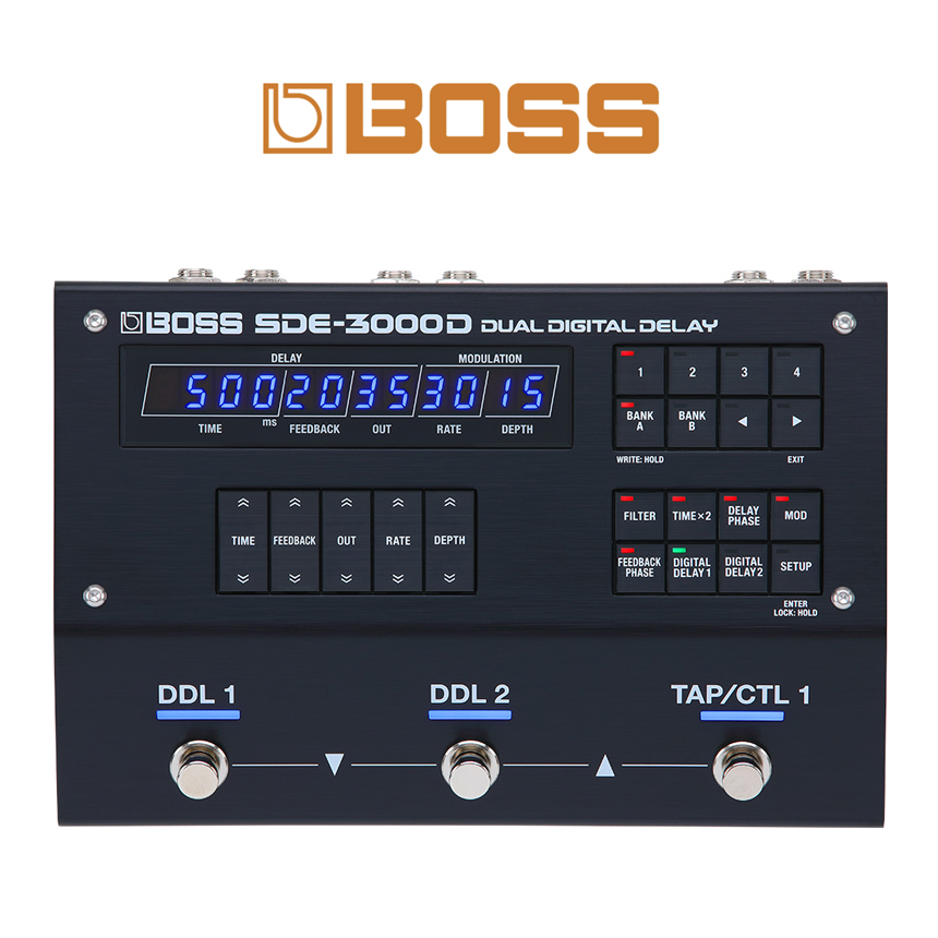BOSS SDE-3000D 듀얼 디지털 딜레이 기타 이펙터 (Dual Digital Delay)