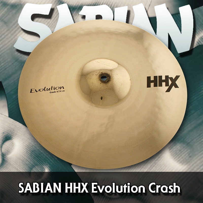 [★드럼채널★] SABIAN HHX Evolution Crash Cymbal (16,17,18")