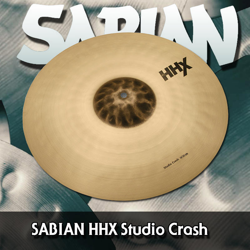 [★드럼채널★] SABIAN HHX Studio Crash (16,17,18")