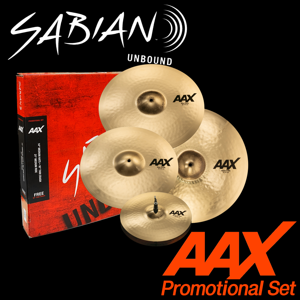 Sabian AAX Promotional Set (14.16.18.21") / 심벌세트 / 25005XCPB