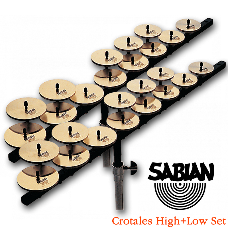 [★드럼채널★] Sabian Crotales Set (High+Low) 마운팅 바 포함!  / 크로테일 /마운