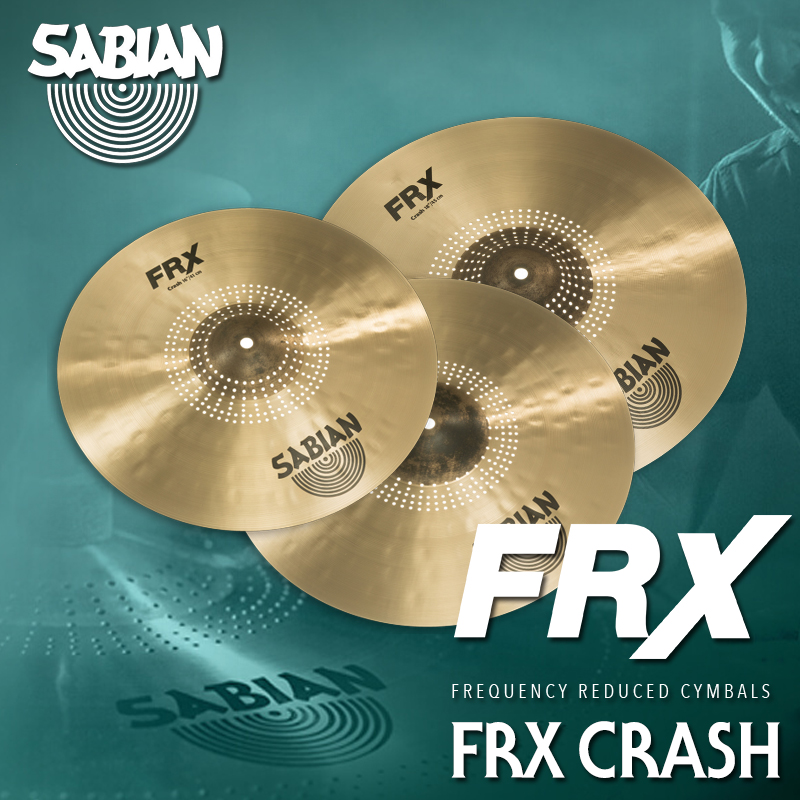[★드럼채널★] Sabian FRX Series Crash (16~18") 완벽한 밸런스! 조화로운 사운드!