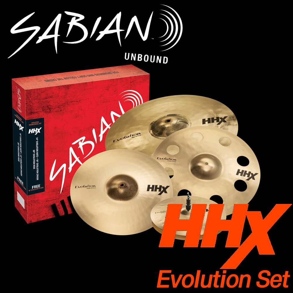Sabian HHX Evolution 심벌세트 (14,16,18,20")