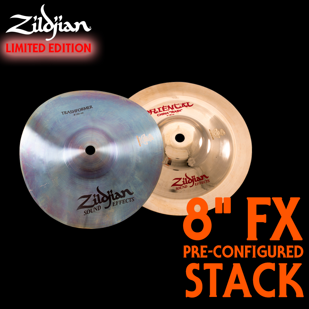 [★드럼채널★] Zildjian 8" FX Pre-Configured Stack (PCS001)