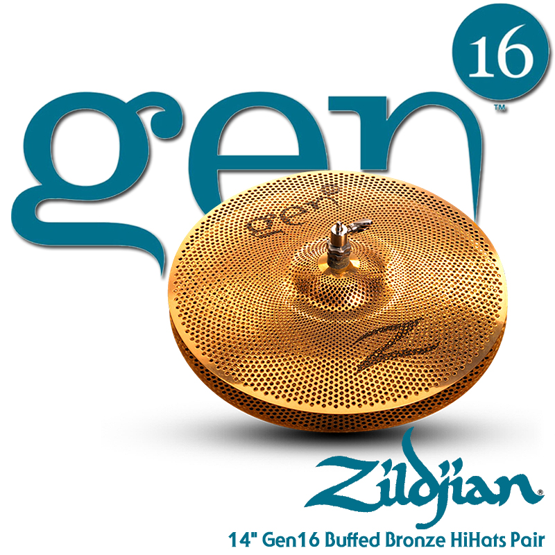 [★드럼채널★] Zildjian 14" Gen16 Buffed Bronze HiHats Pair (픽업미포함)
