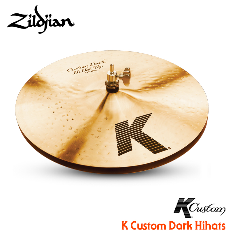 [★드럼채널★] Zildjian K Custom Dark Hihats 14" /K0943 (한정수량)