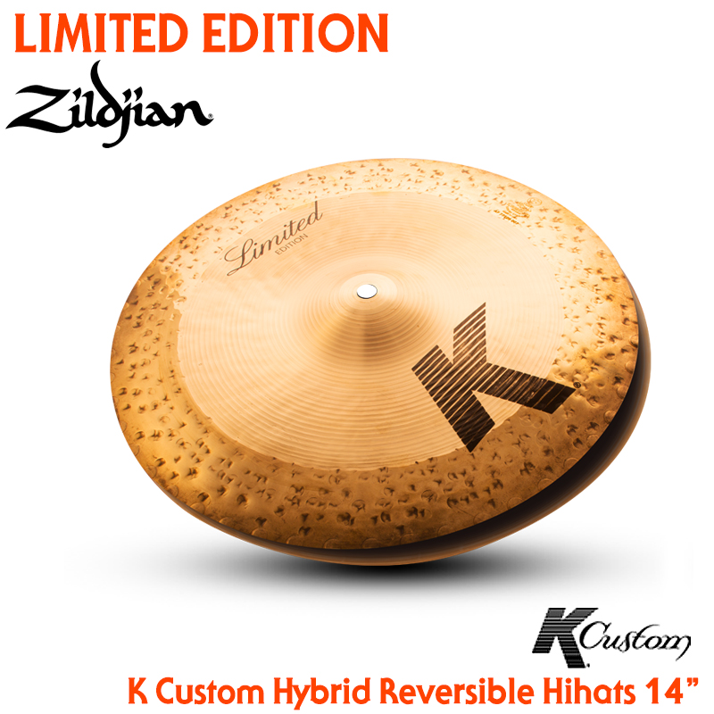 [★한정판★] ZILDJIAN K Custom Hybrid Reversible HiHats 14" (10주년기념 한정모델) /  K1321