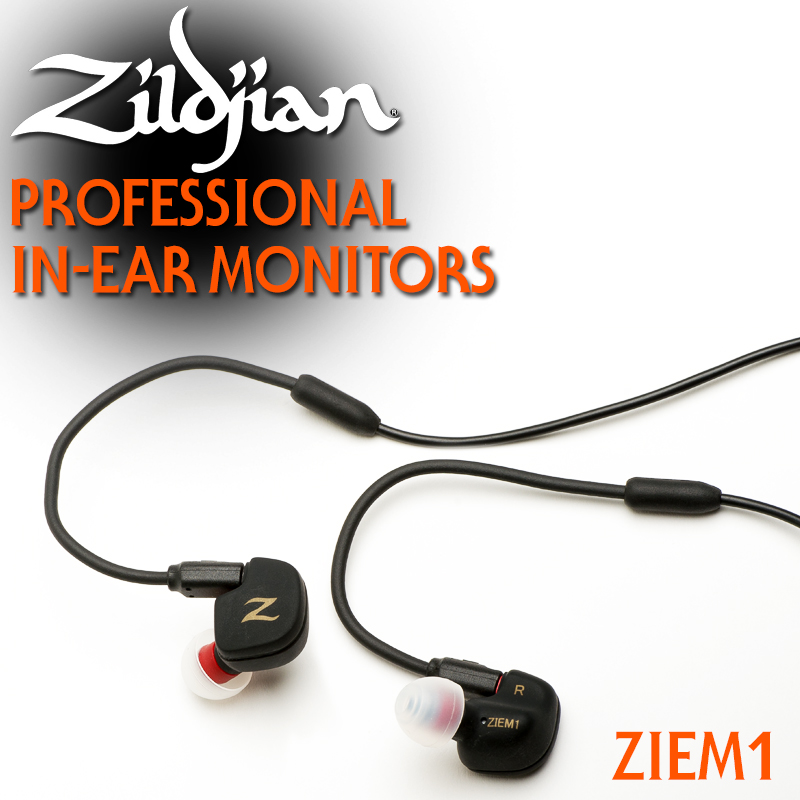 [★드럼채널★] Zildjian Professional In Ear -Monitors (인이어 모니터 이어폰) / ZIEM1