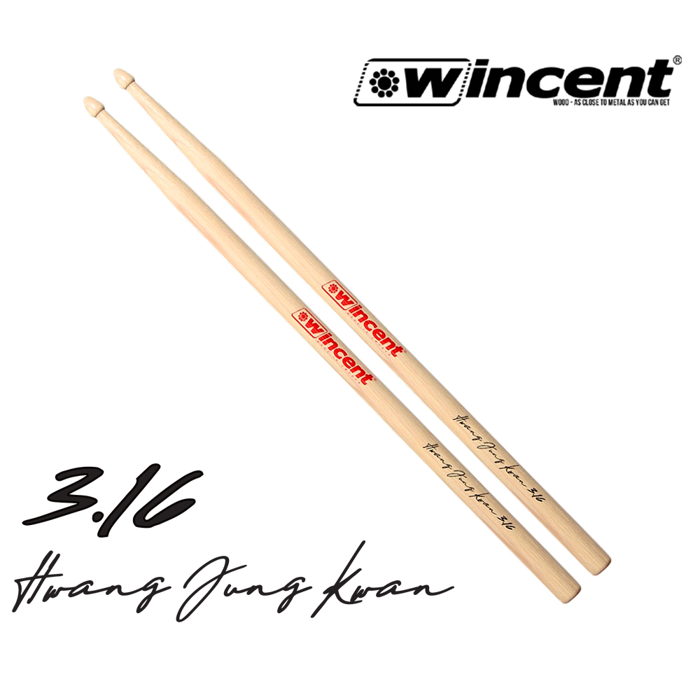 윈센트 Wincent W-HJK3 드러머 황정관 시그네쳐 3 드럼스틱