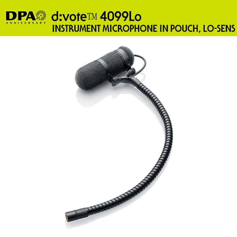 [★드럼채널★] DPA d:vote™ 4099 Instrument Microphone in Pouch, Lo-Sens