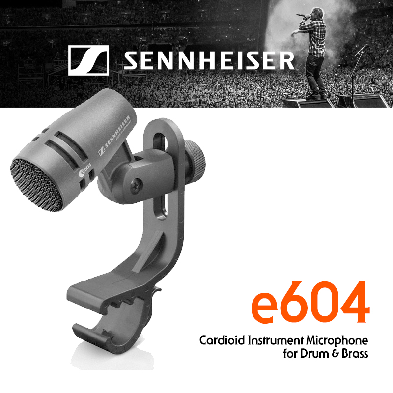[★드럼채널★] Sennheiser E604 Cardioid Instrument Microphone (드럼세트/탐탐)