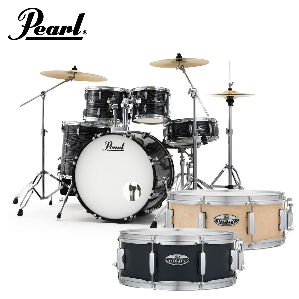 Pearl 펄 로드쇼 5기통 한정 피니쉬 + 모던유틸리티 스네어 업그레이드 FREE! 패키지 (RS525SB/C-801+MUS Snare)