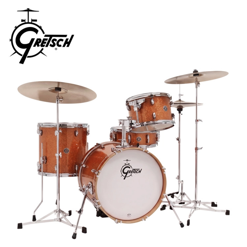 Gretsch Catalina Club Jazz (카탈리나 클럽 재즈 4기통+하드웨어팩) Yellow Satin Flame 컬러 / CC2-J484-YSF