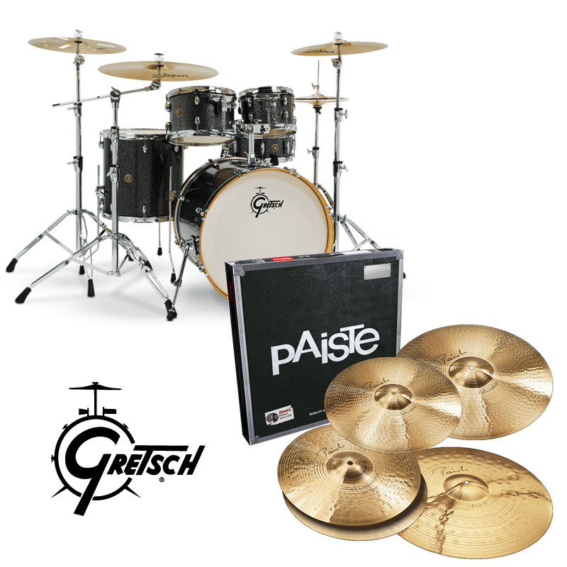 [할인패키지] Gretsch CM1 카탈리나 메이플 + Paiste Signature 심벌 세트 (CM1-E825)