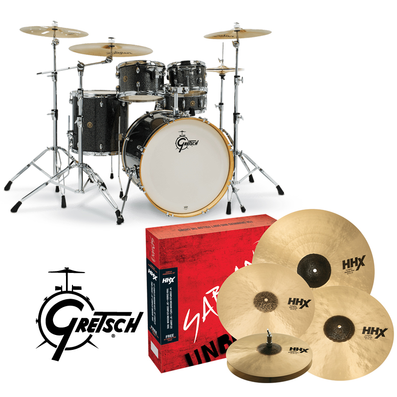 [할인패키지] Gretsch CM1 카탈리나 메이플 + Sabian HHX Complex 심벌 세트 (CM1-E825)