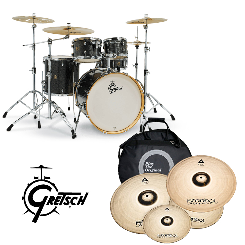 [할인패키지] Gretsch CM1 카탈리나 메이플 + Istanbul Agop Xist BR 심벌 세트 (CM1-E825)