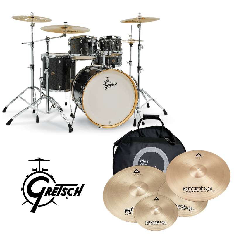 [할인패키지] Gretsch CM1 카탈리나 메이플 + Istanbul Agop Xist TR 심벌 세트 (CM1-E825)