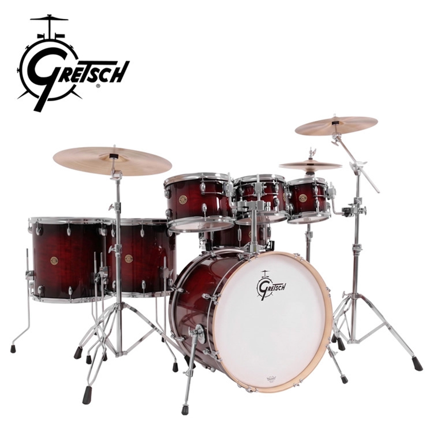 Gretsch 2026 New Series Catalina Maple (2026 새로운 시리즈 카탈리나 메이플 7기통+하드웨어팩) Deep Cherry Burst 컬러 / CM2-E627-DCB