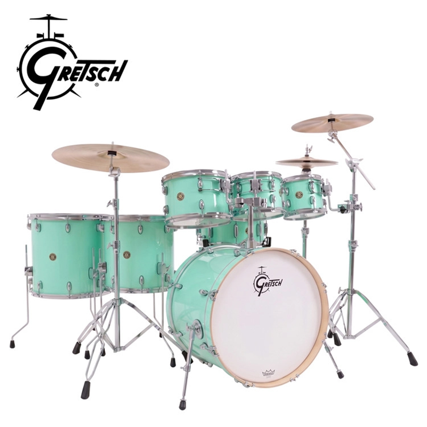 Gretsch 2026 New Series Catalina Maple (2026 새로운 시리즈 카탈리나 메이플 7기통+하드웨어팩) Seafoam Green Gloss 컬러 / CM2-E627-SFG