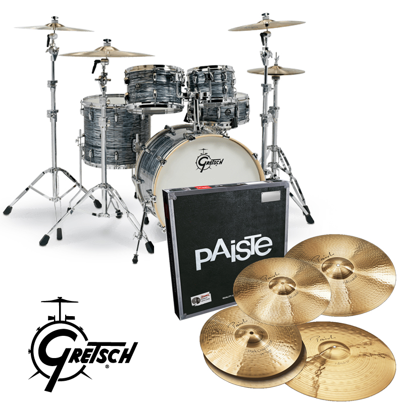 [할인패키지] Gretsch Renown Maple RN2 + Paiste Signature 심벌 세트