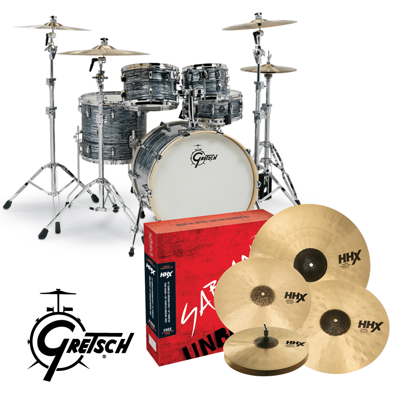 [할인패키지] Gretsch Renown Maple RN2 + Sabian HHX Complex 심벌 세트