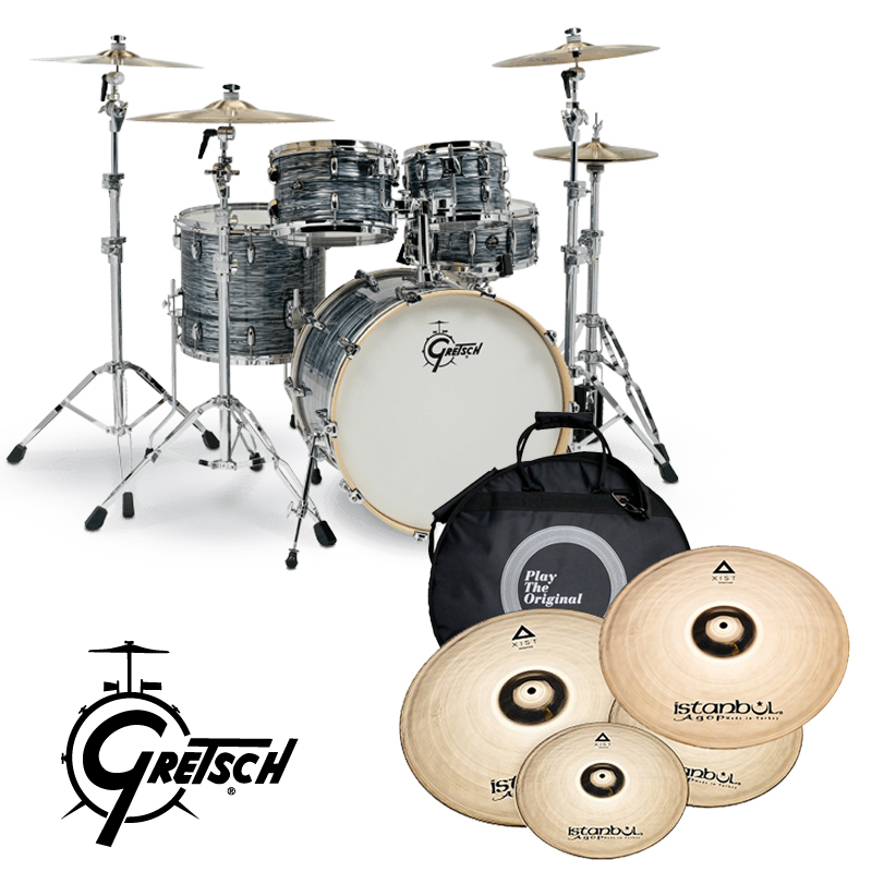 [할인패키지] Gretsch Renown Maple RN2 + Istanbul Agop Xist BR 심벌 세트