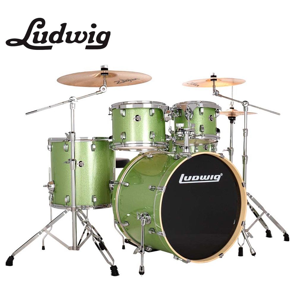 루딕 Ludwig 에볼루션 드럼세트 5기통 하드웨어세트 포함 (LE522)