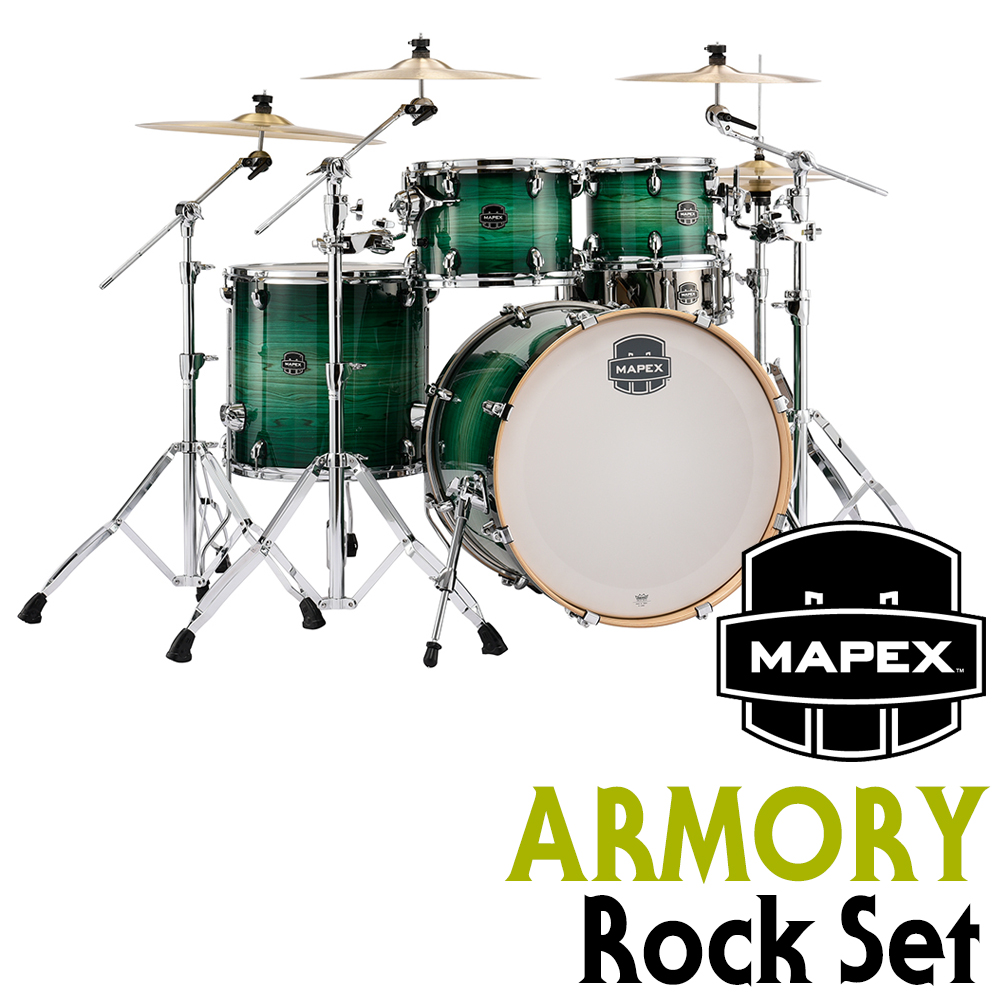 [★드럼채널★] Mapex Armory Rock 5기통 드럼세트 (AR529S)