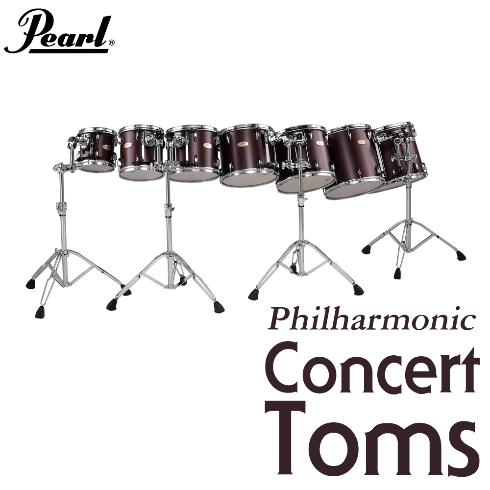[★드럼채널★] Pearl Philharmonic Concert Toms (콘서트탐/더블헤드)