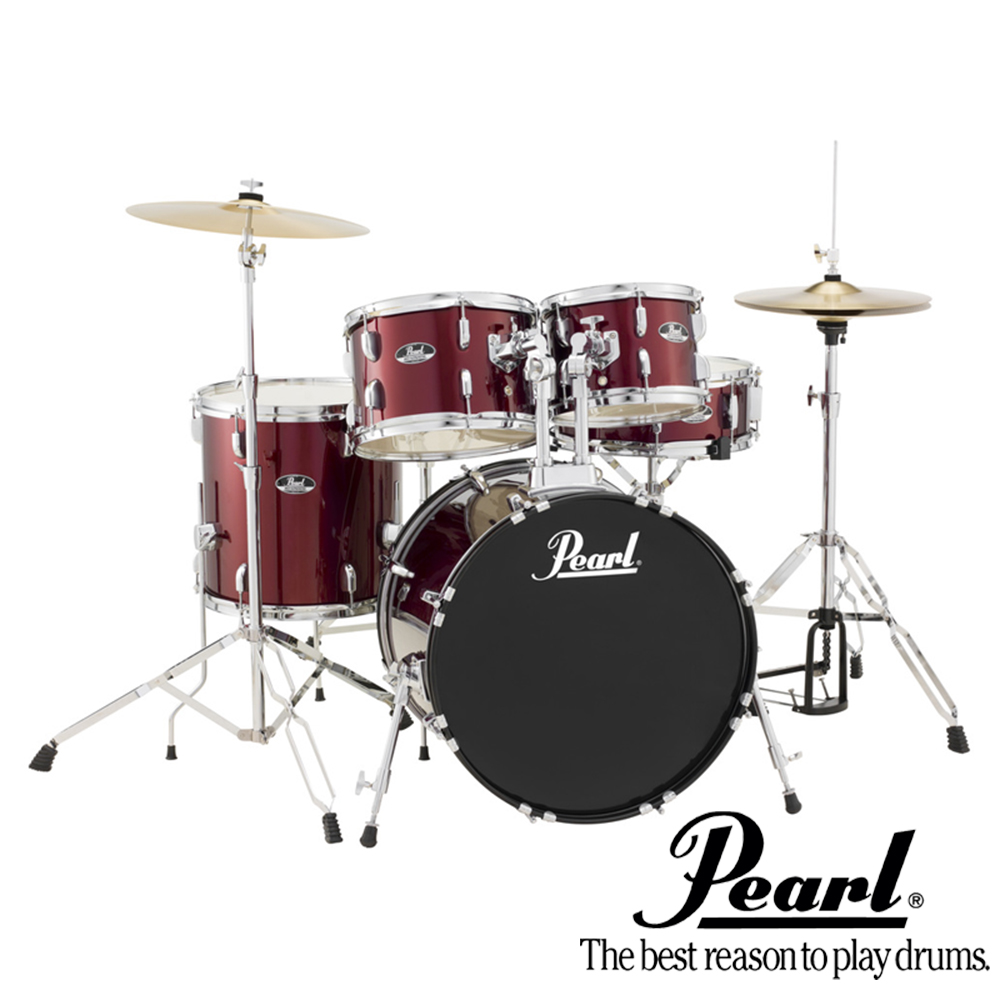 Pearl Roadshow Series 5기통 (퓨전사이즈, 20" 베이스)  /연습용 심벌 포함/ 제대로만든 보급형 드럼/ RS505C