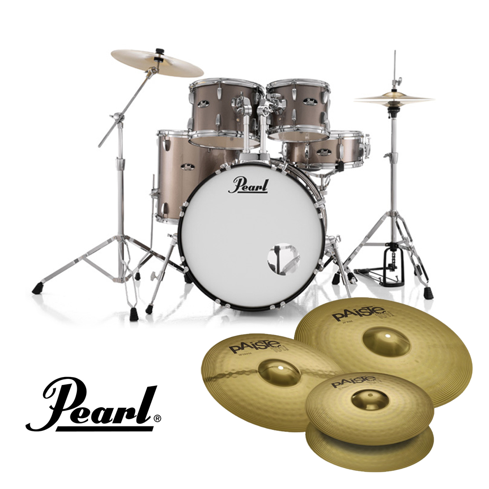 펄 로드쇼 5기통 드럼 풀패키지 (PAISTE 101 심벌세트) /Pearl RS525S