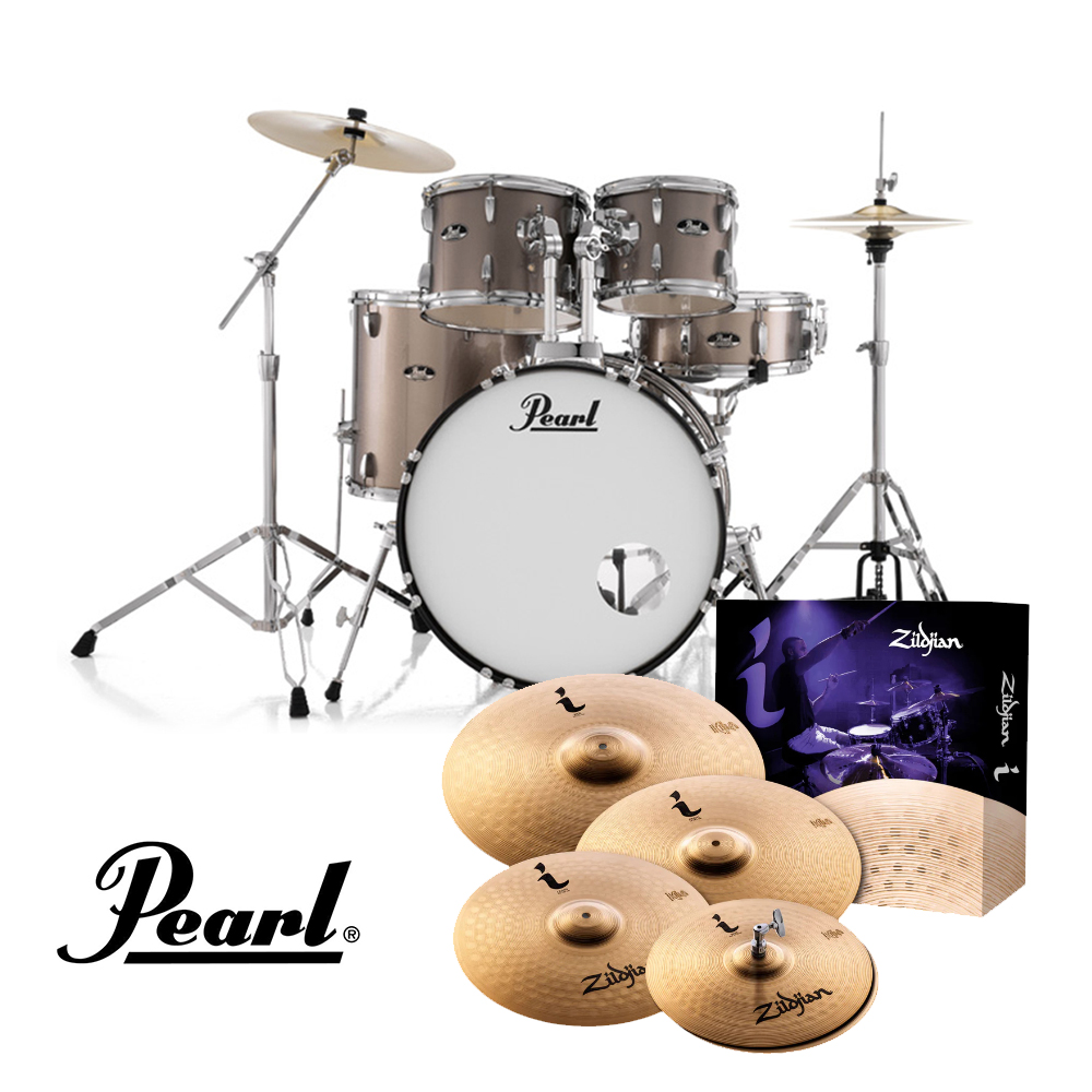 펄 로드쇼 5기통 드럼 풀패키지(ZILDJIAN I PRO 심벌세트) / Pearl RS525S