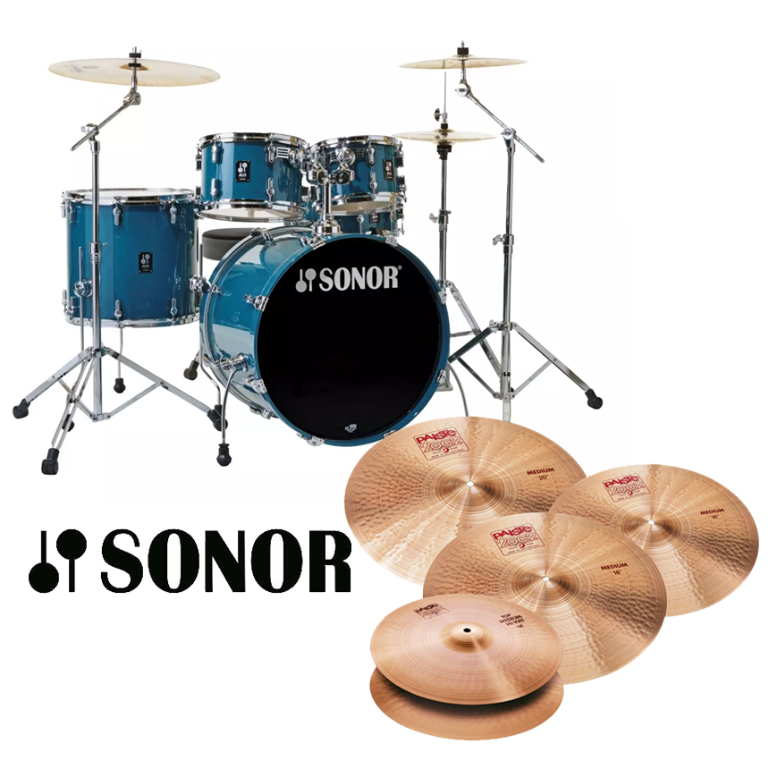 [할인패키지] Sonor AQ1 Stage + Paiste 2002 Medium 심벌 세트