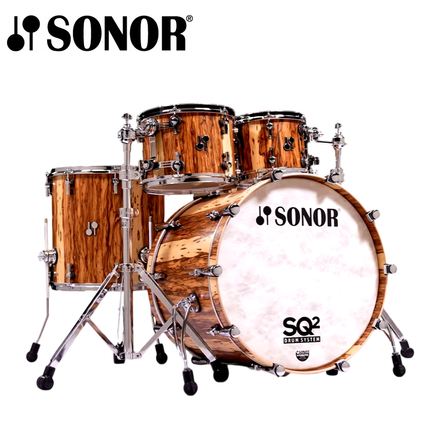 Sonor (소노) SQ2 5기통African Marble 마운트플래이트 포함 DTH653 탐홀더포함 1053206-2