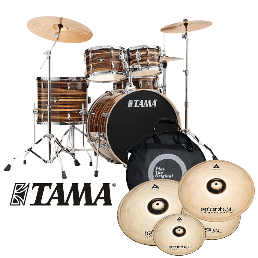 [할인패키지] TAMA 타마 임페리얼 스타 + Istanbul Agop Xist BR 심벌세트 (IP52H6W)