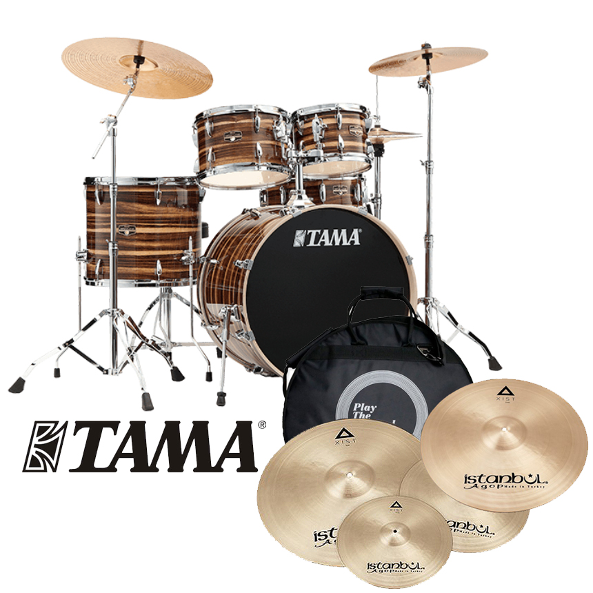 [할인패키지] TAMA 타마 임페리얼 스타 + Istanbul Agop Xist TR 심벌세트 (IP52H6W)