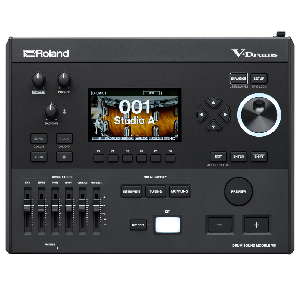 롤랜드 V-Drums 5 시리즈 V51 전자 드럼 사운드 모듈