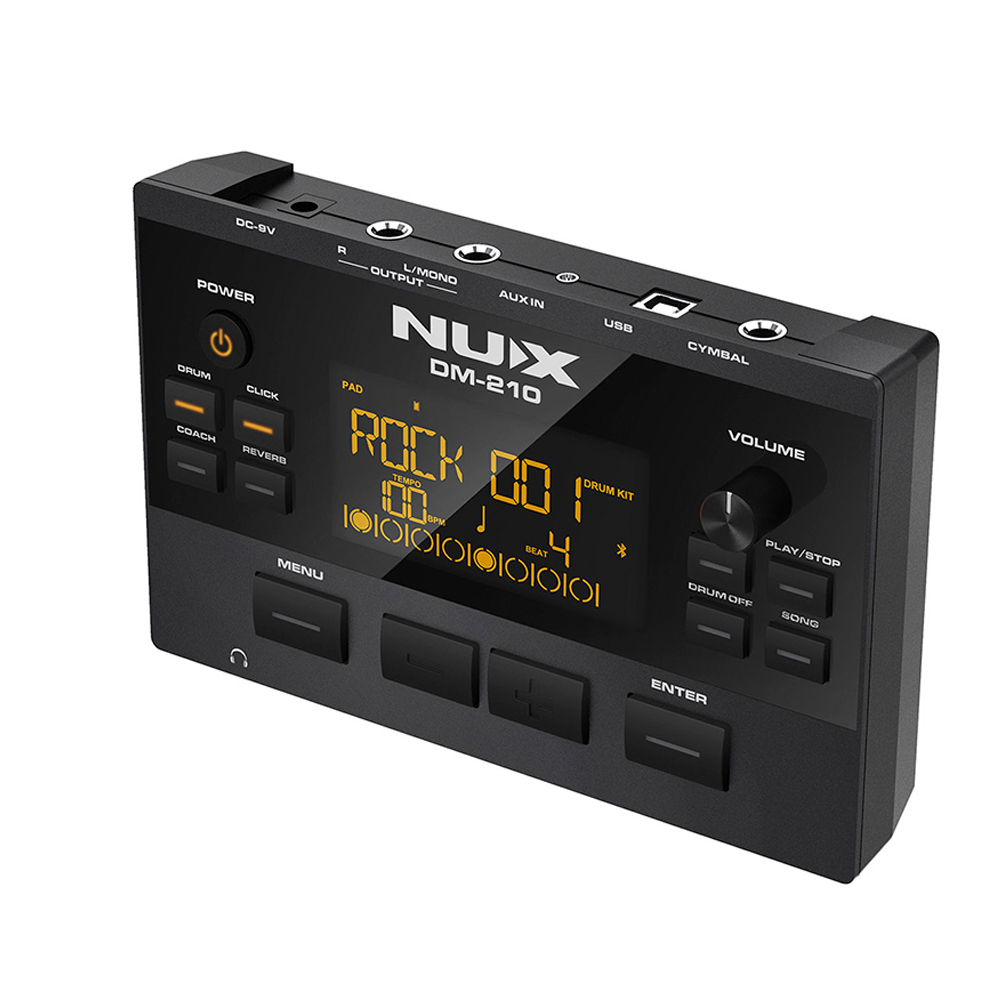 NUX 전자드럼 DM-210 (올 메쉬 구성 블루투스 지원)