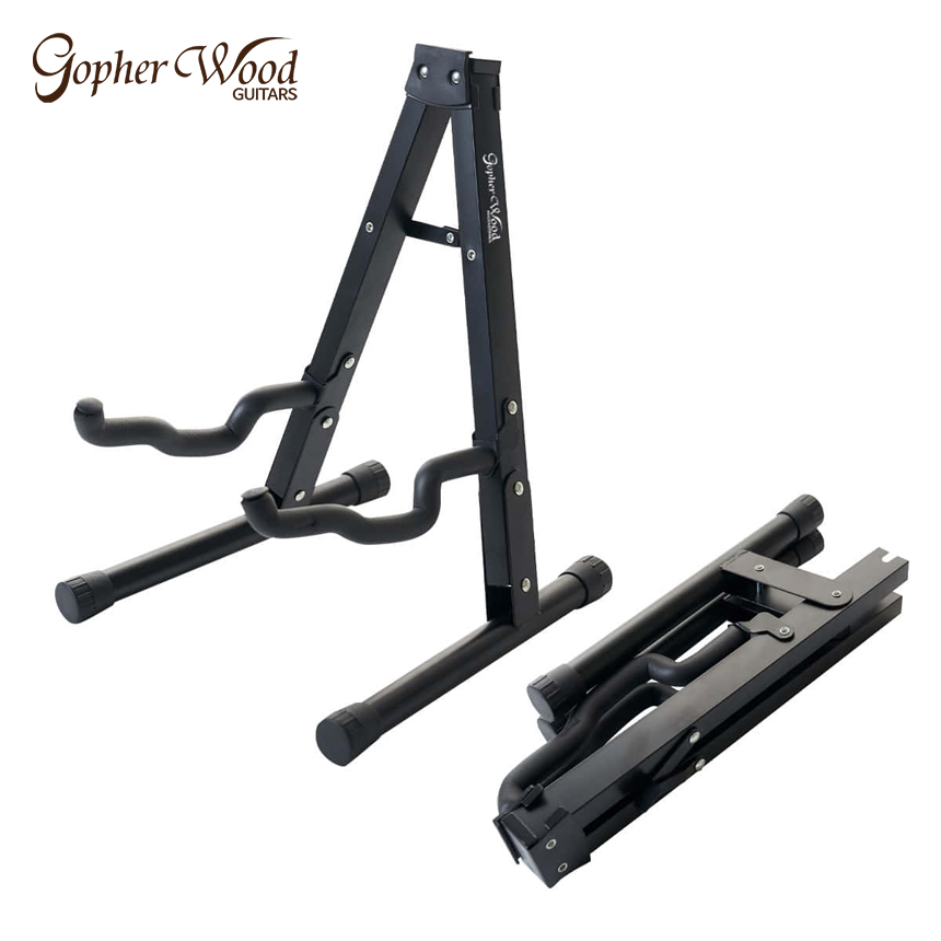 고퍼우드 철제 폴딩 A형 기타스탠드 (접이식 기타 거치대)