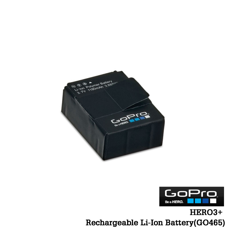 [★드럼채널★] GoPro HERO3+ Rechargeable Li-Ion Battery(GO465)/충전용 배터리/배터리/고프로/Go Pro