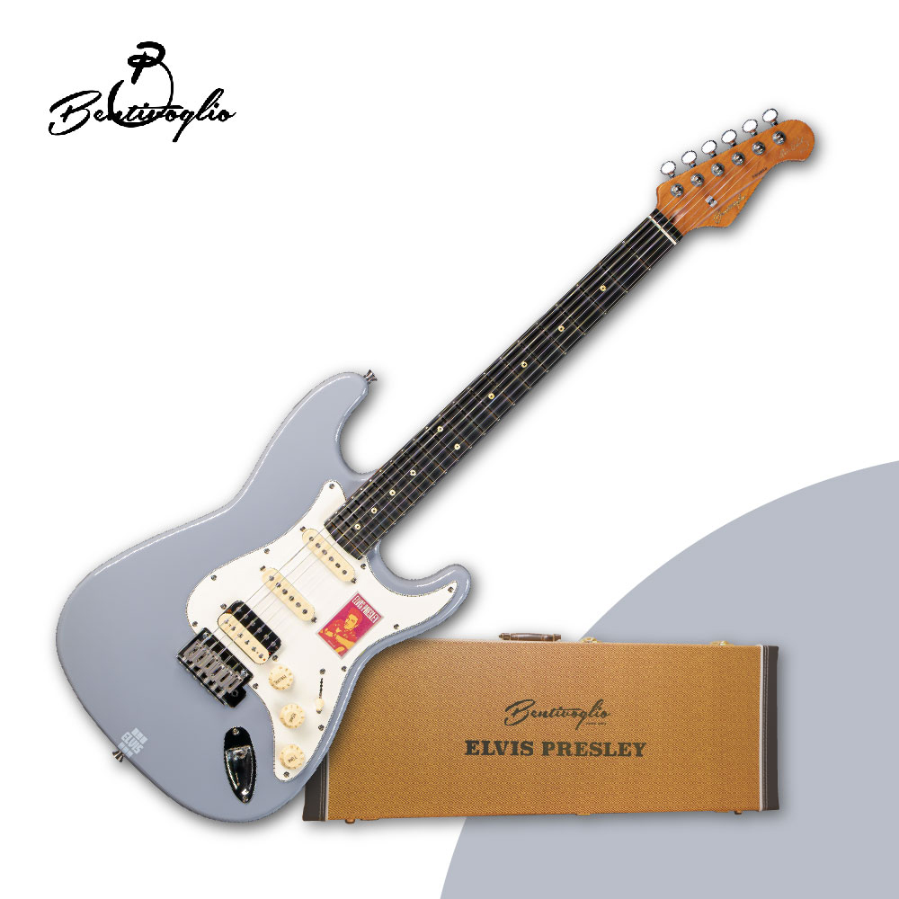 벤티볼리오 엘비스 프레슬리 시그니처 일렉기타 ES400H AG (아크틱 그레이) 하드케이스 포함
